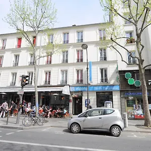 ** Hotel Hipotel Gambetta Republique Frankrijk
